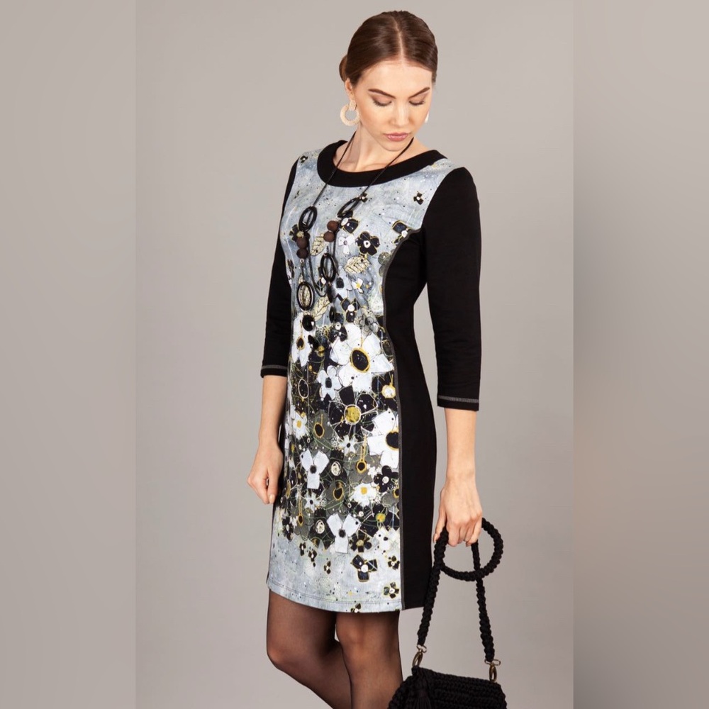 Simply Art by Dolcezza Floral Dress  NWT